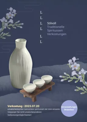 Stimmungsvolles Thema mit Flaschen und Blumen