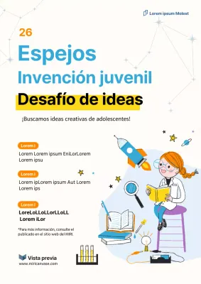 Invención ilustrada Webposter