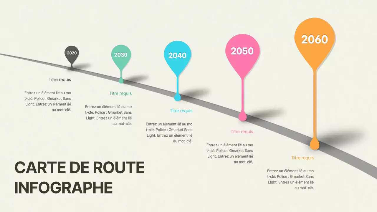 Cartes routières en couleurs pastel et de différentes tailles