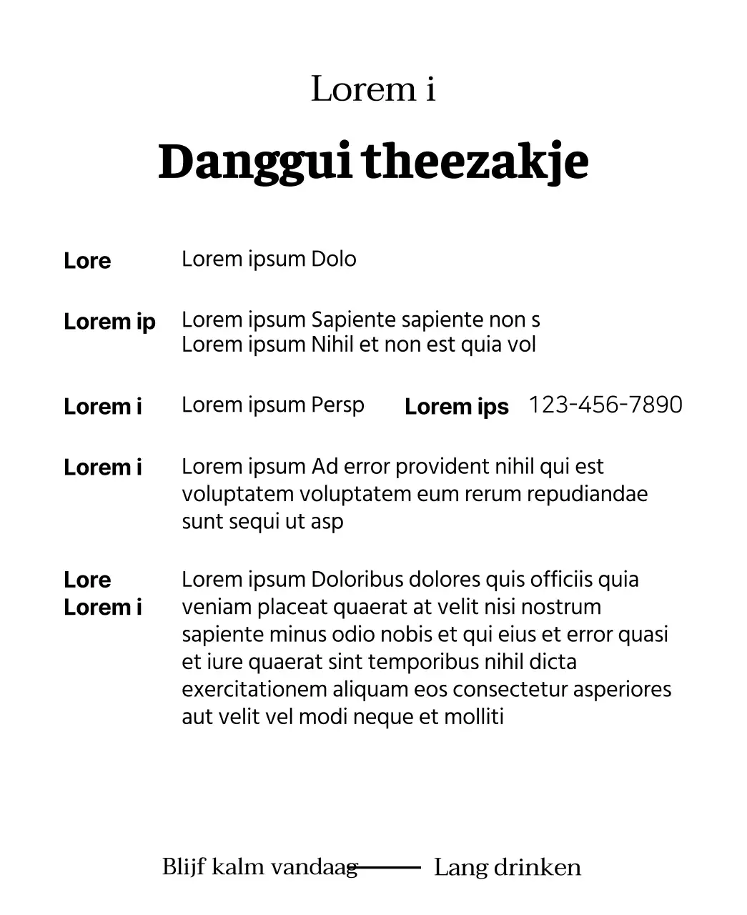 Sentimentele traditionele danggui theezakjes