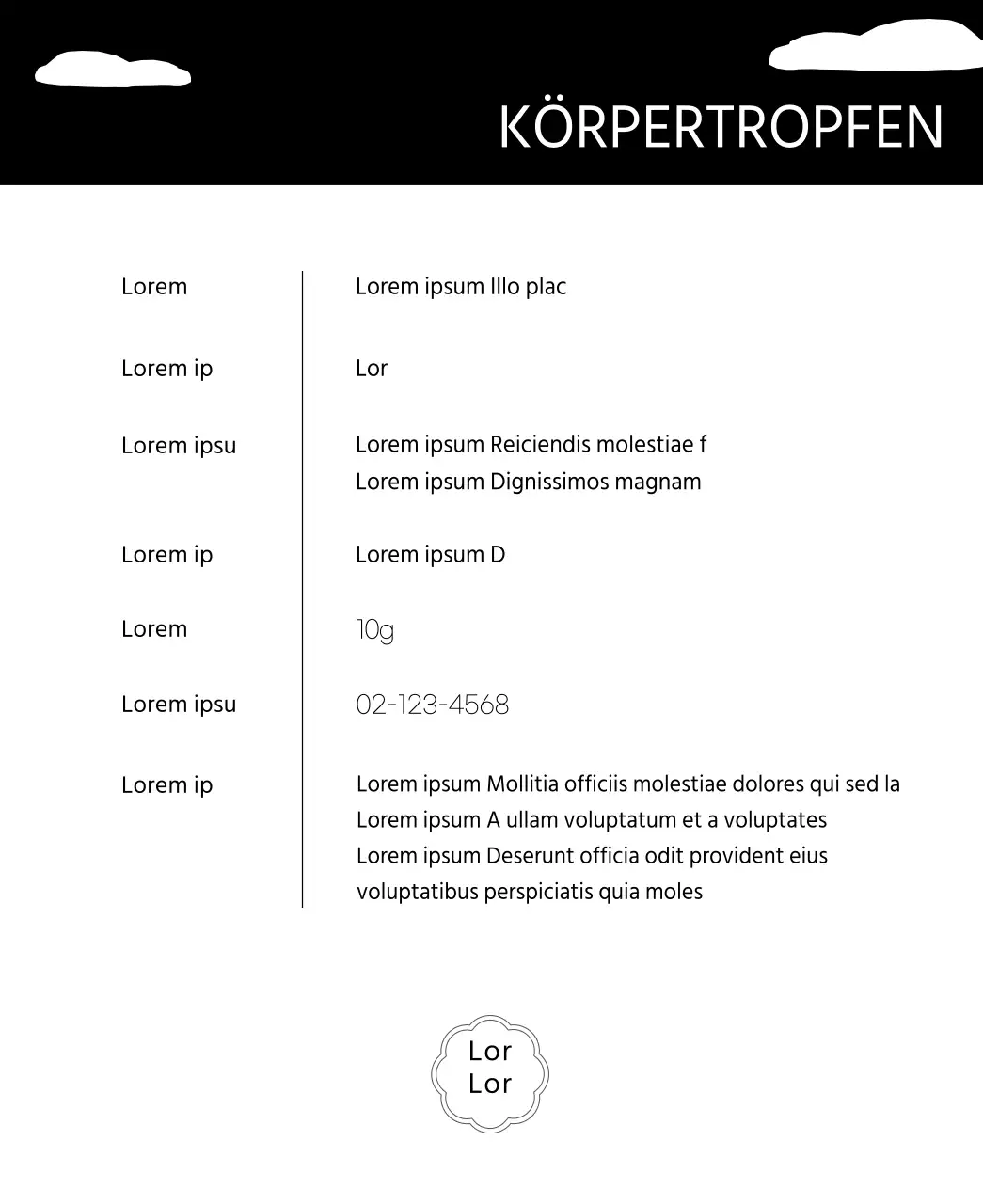 Saubere schwarze und weiße Berg Illustration Konzept