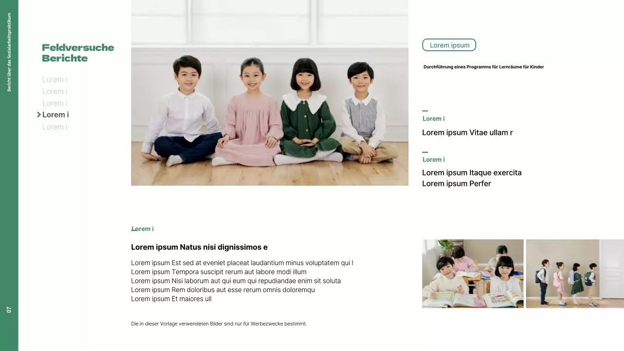 Grüne, saubere Laborberichte