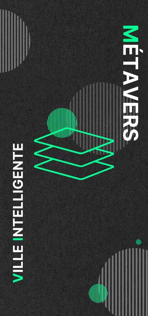 Annonces de séminaires en noir et menthe