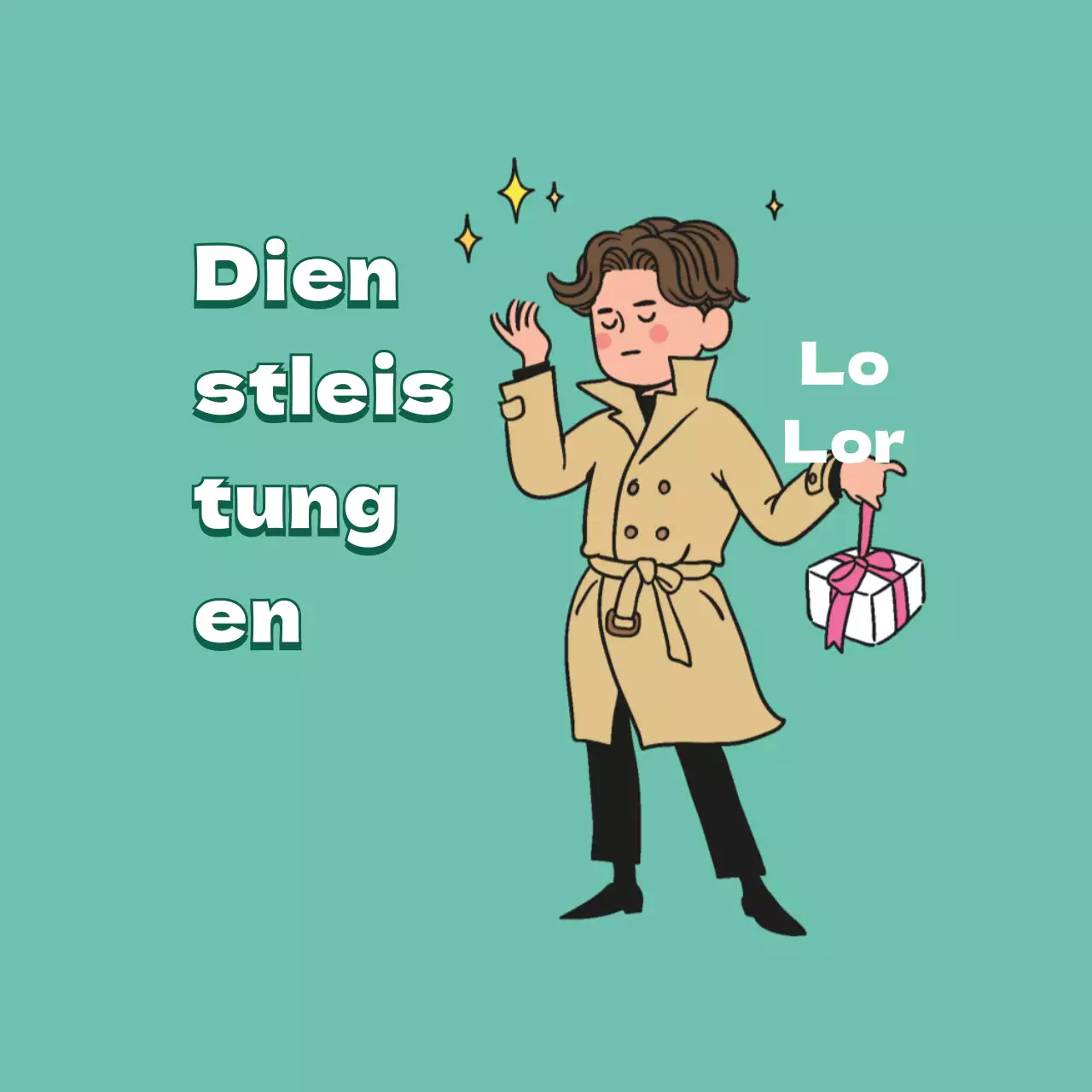 Service-Aufkleber