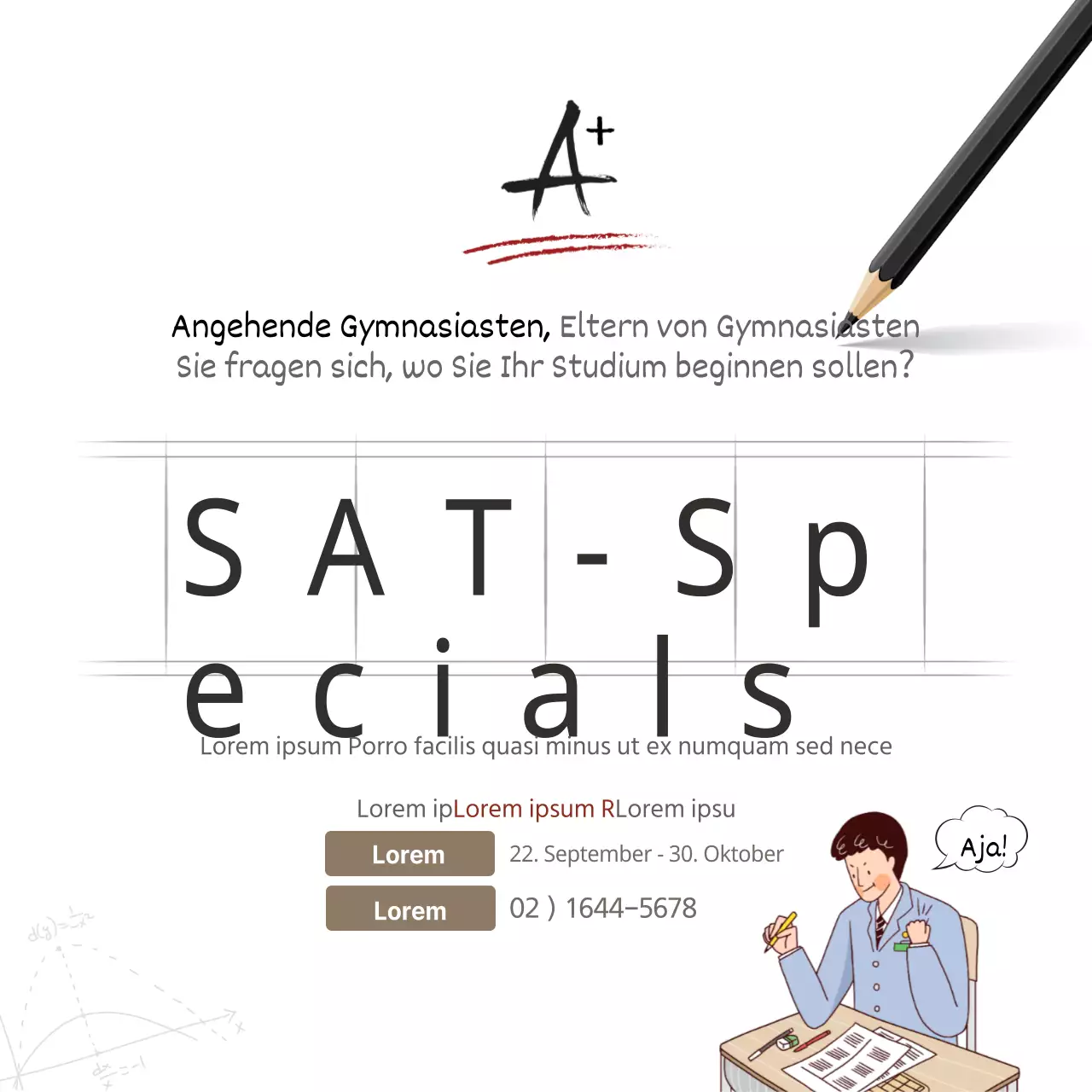 SAT-Sonderveranstaltungen