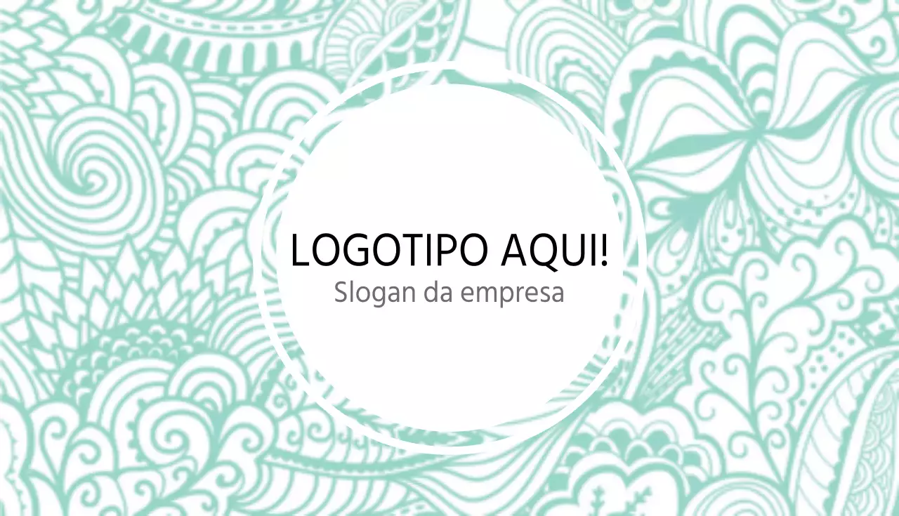 Cartões de visita ilustrados