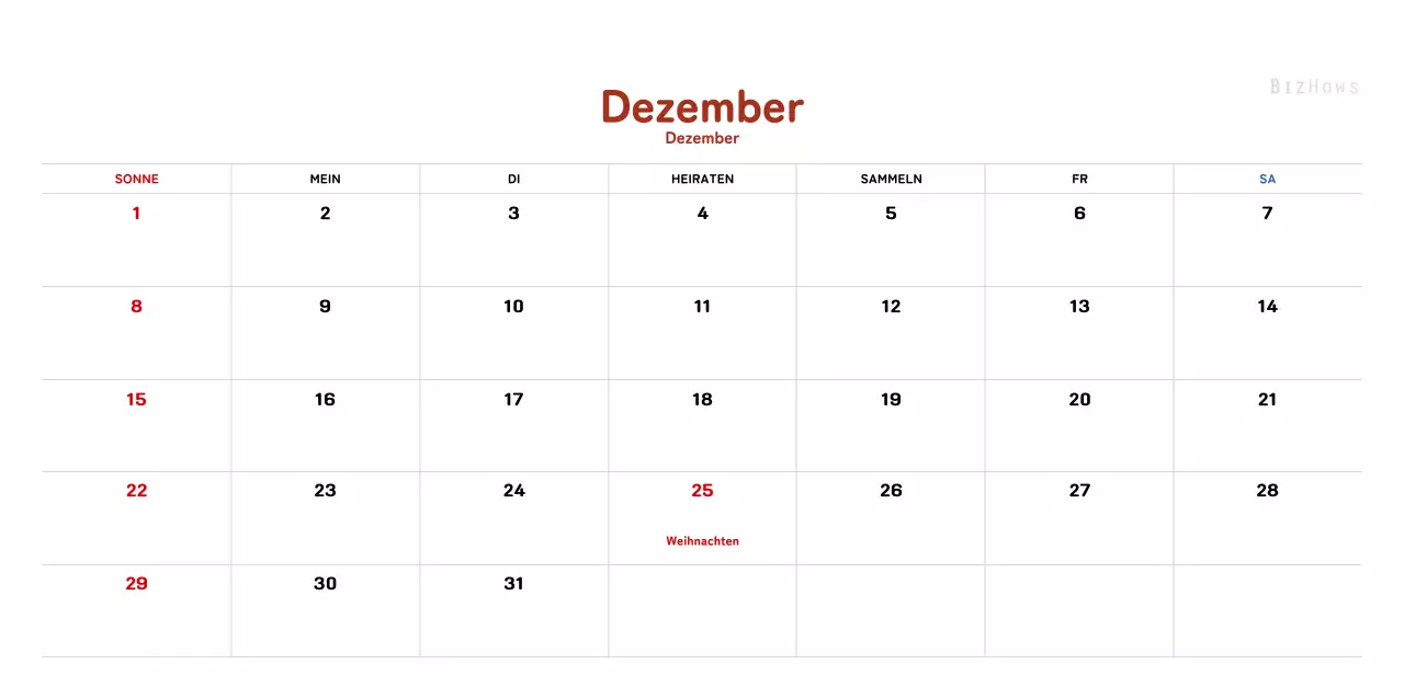 Ein warmer, illustrierter Kalender für das neue Jahr