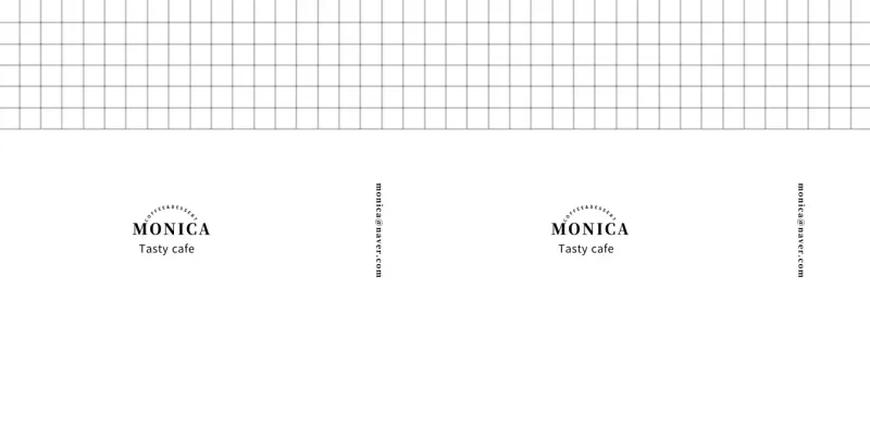 An emotional and clean dessert cafe logo