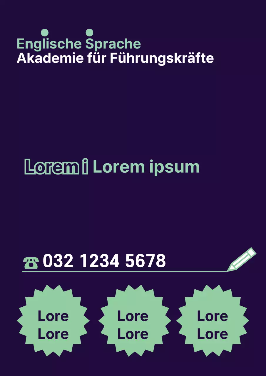 Englisch Sprachschule_Seroposter