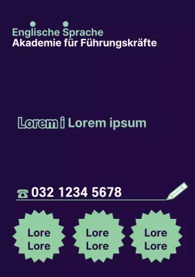 Englisch Sprachschule_Seroposter