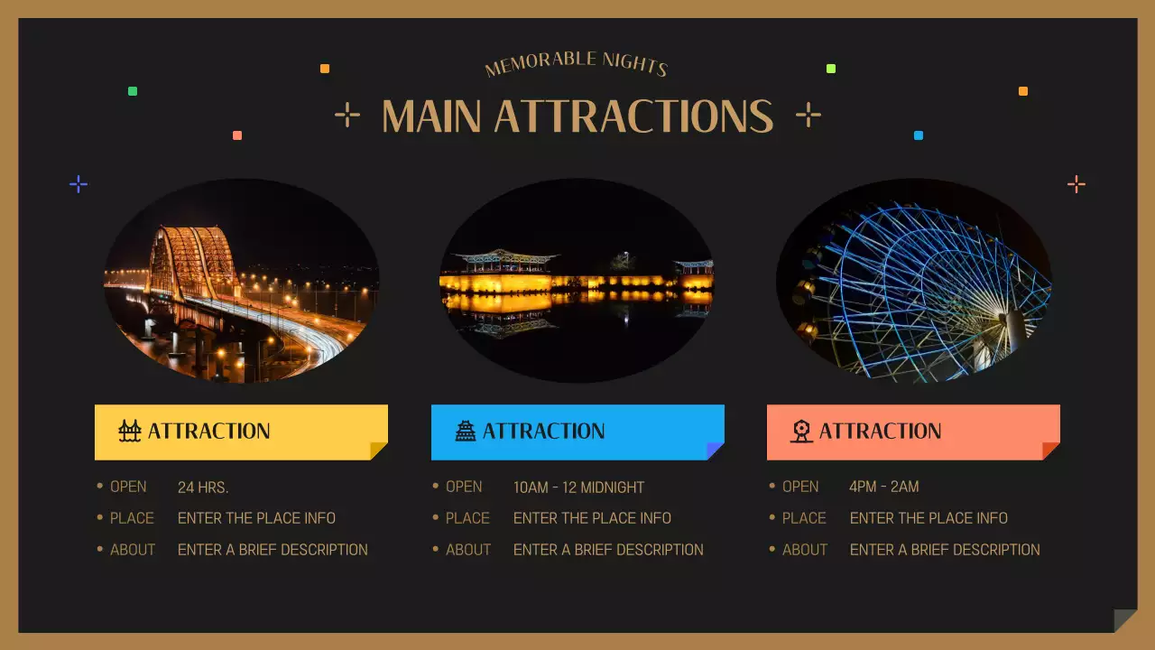 Black Modern Travel Promotion Presentation