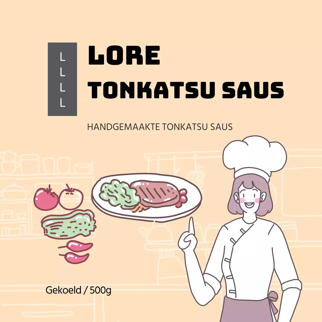 Sinaasappel Tonkatsu Saus