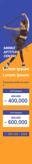 Promouvoir les événements promotionnels de votre salle de sport