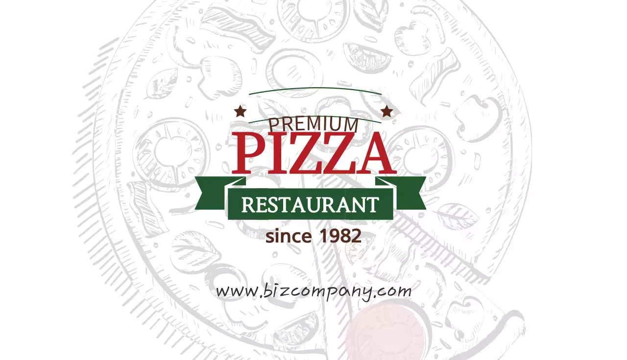 白 シンプル レストラン 名刺