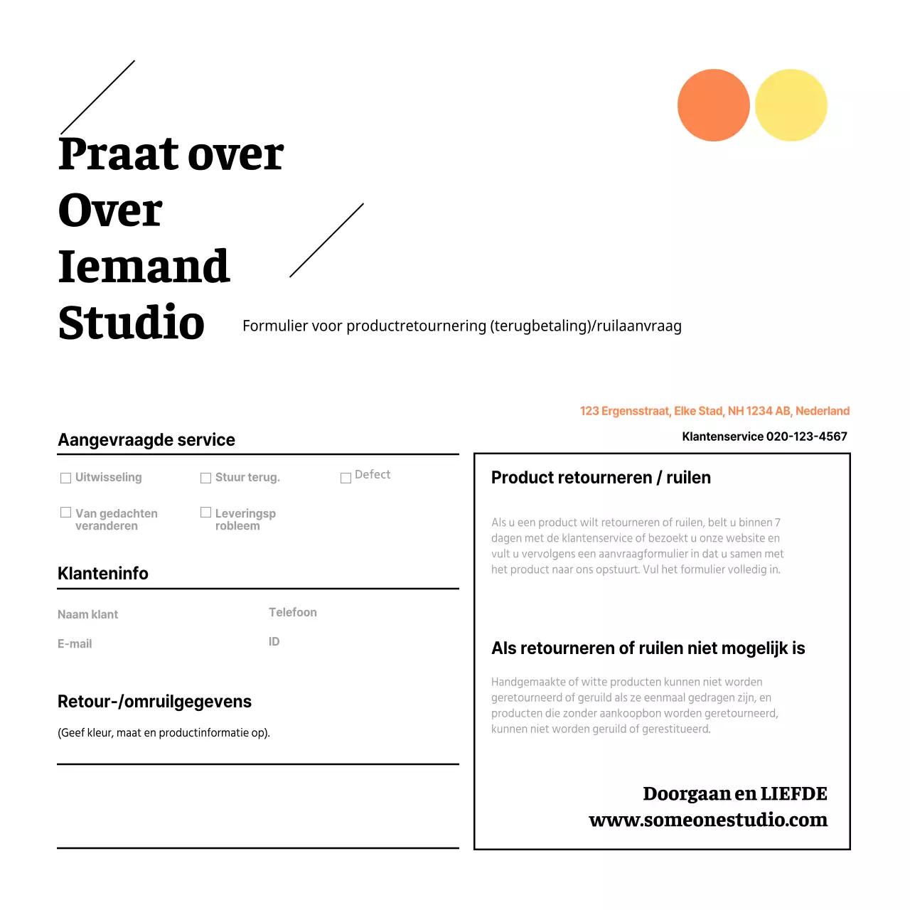 Ruilkaart winkelcentrum in roze marmertinten