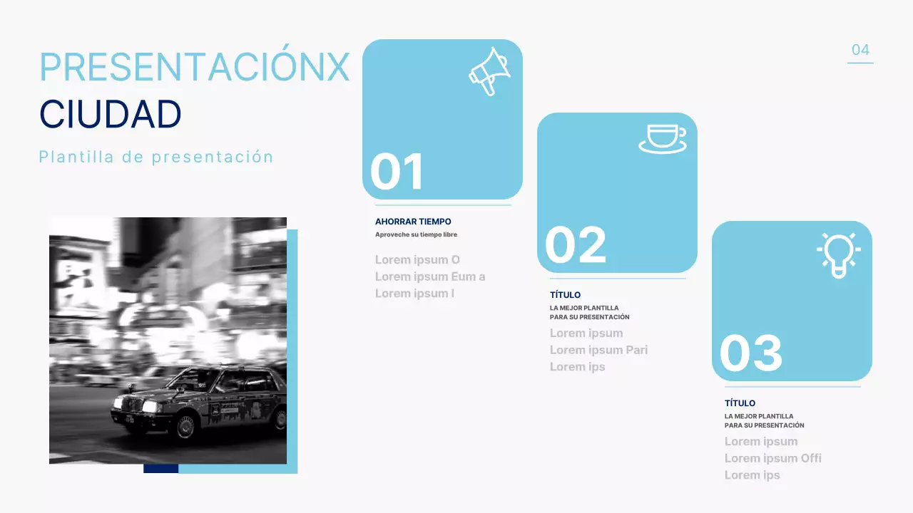 Plantilla de ciudad en blanco y negro