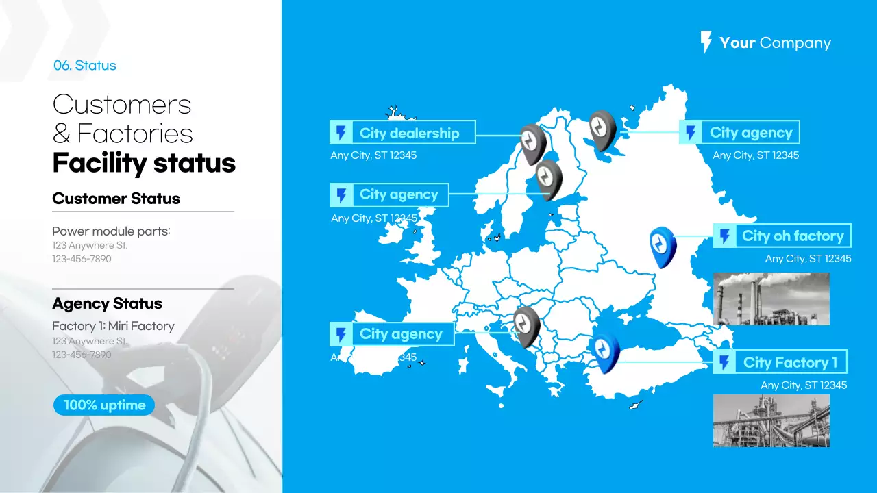 Blue Modern Ev Proposal Presentation