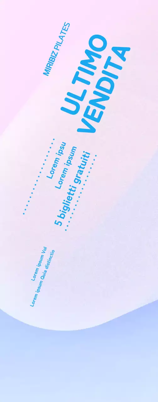 Promuovete il vostro evento di Pilates con uno sfondo grafico 3D emozionale