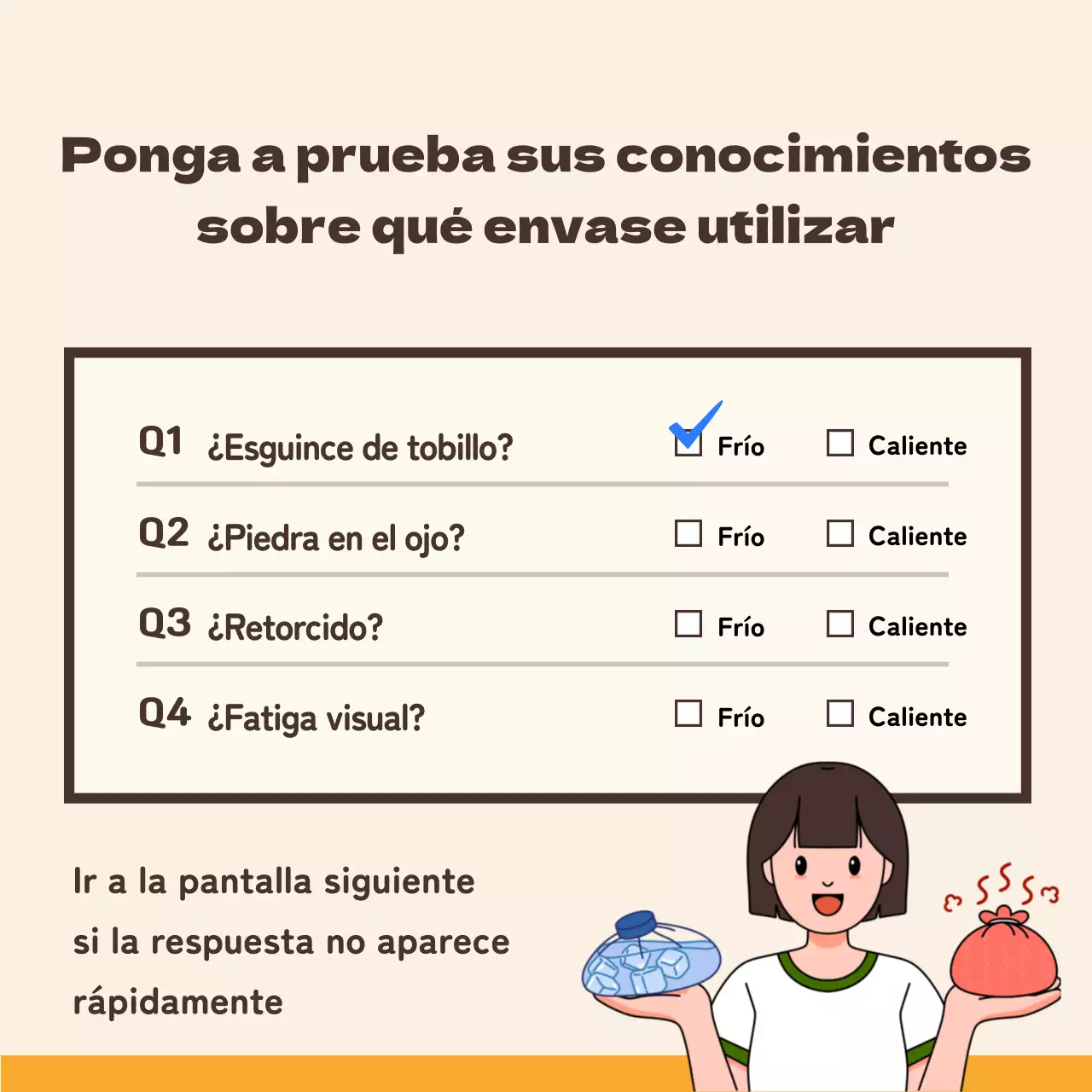 Cataplasmas contextualizados con un concepto de dibujos animados amarillos y marrones