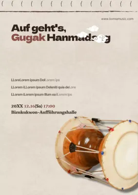 Bewerben Sie eine einfache klassische Aufführung mit einem Foto einer Elfenbeinvioline