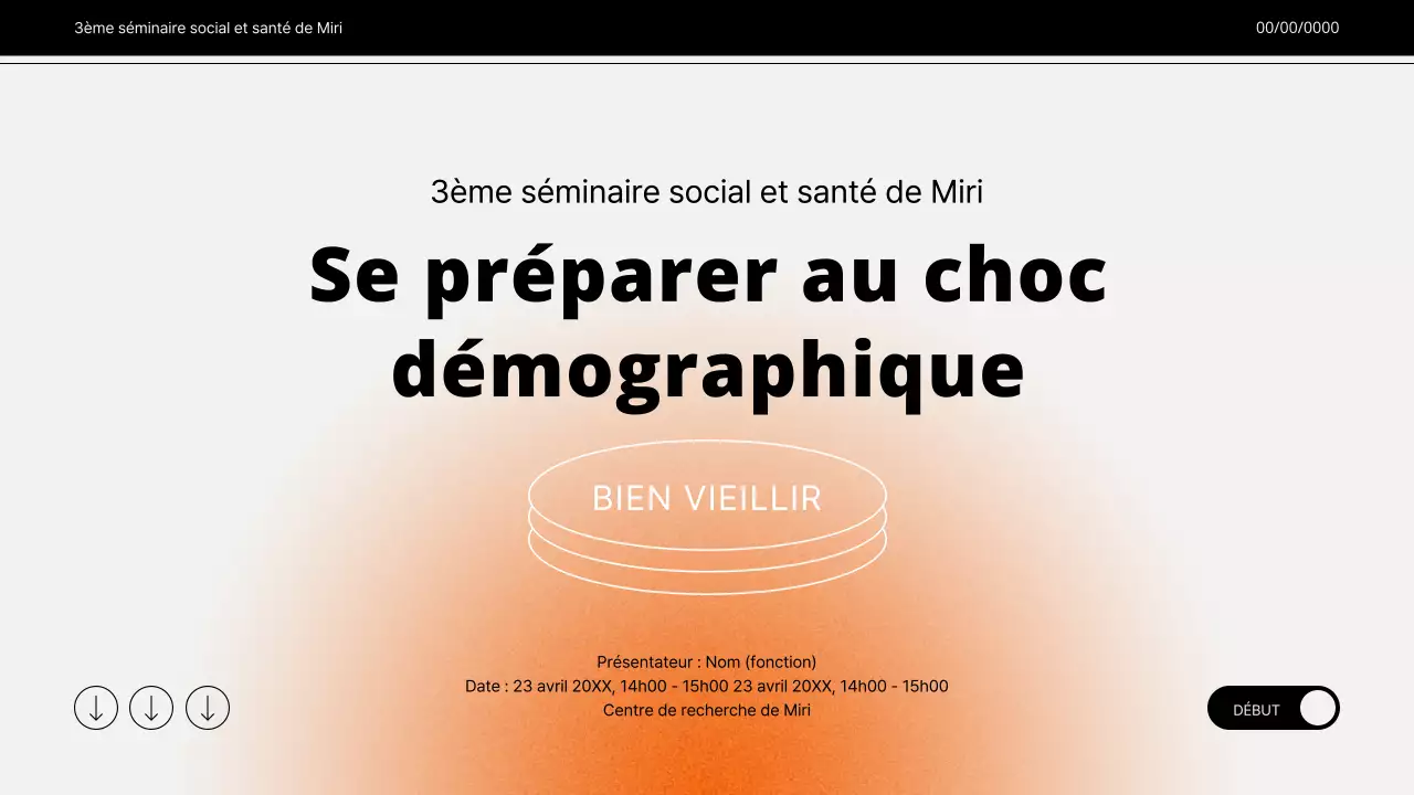 Présentation du séminaire sur le gradient orange