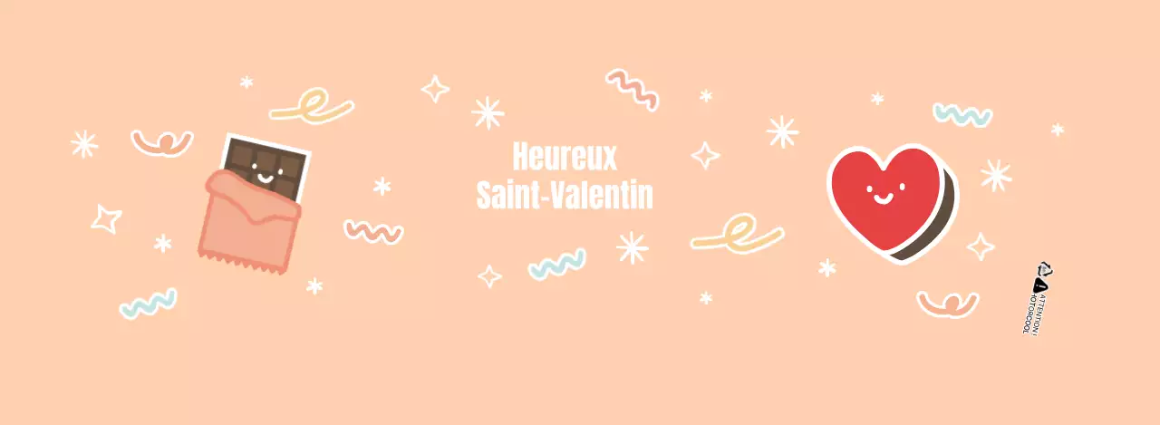 Porte-gobelets en chocolat rose pour la Saint-Valentin