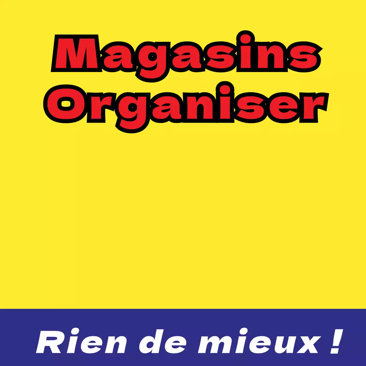 Liquidation du magasin_bannière carrée