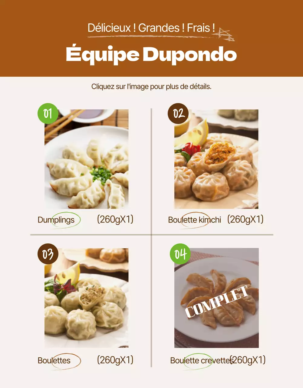 (Alimentaire) boulettes