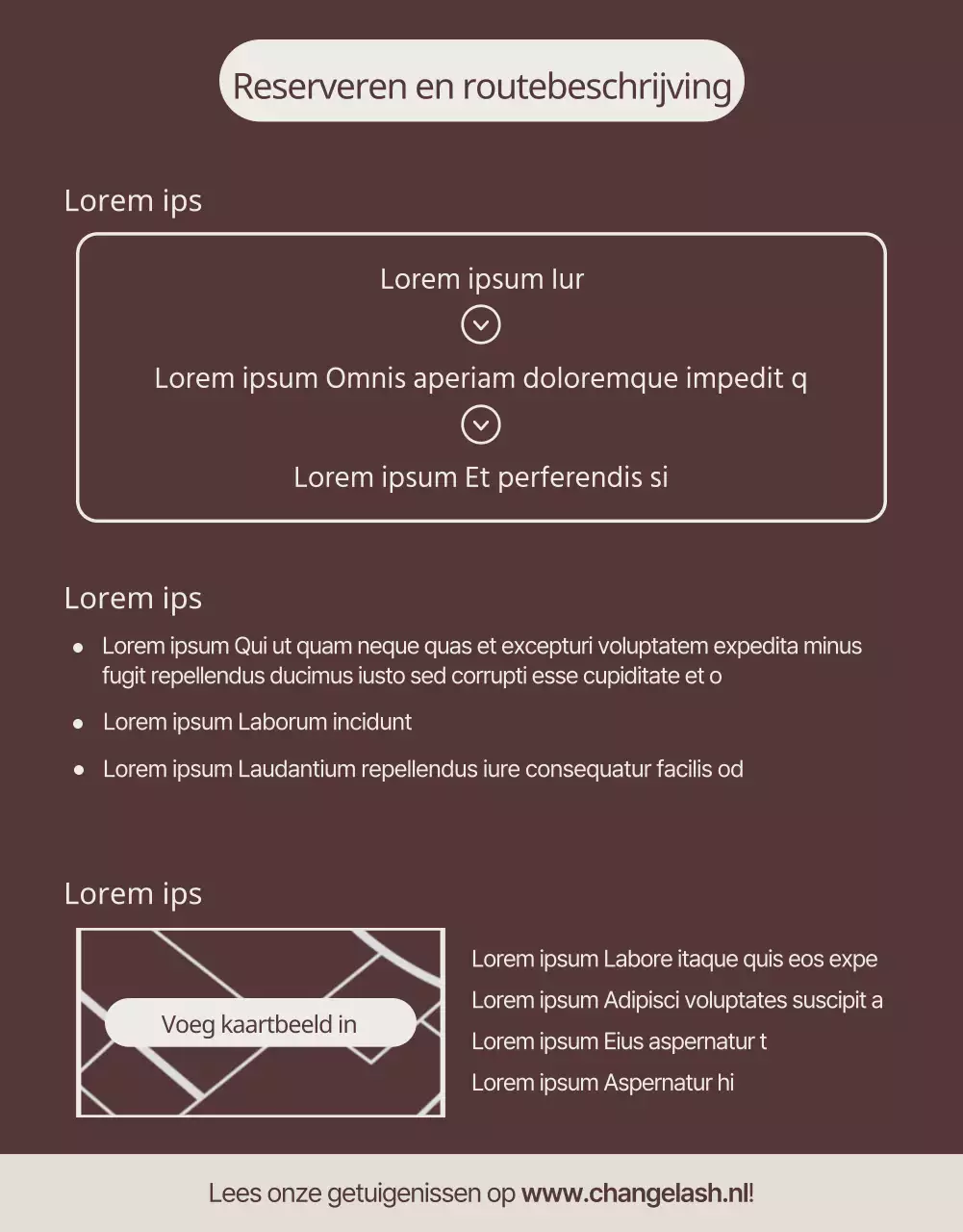 Gids voor eenvoudige mauve en bruine wimperextensions