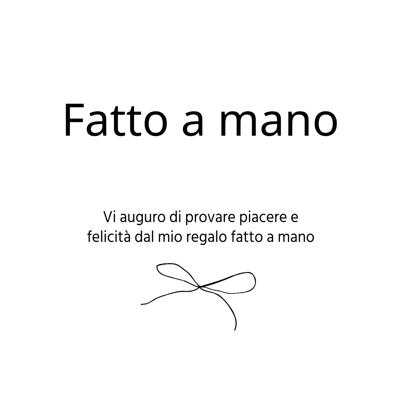 FATTO A MANO