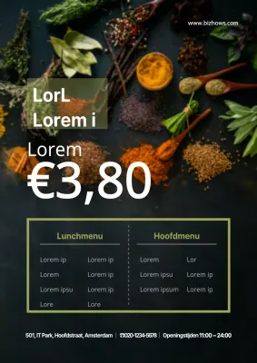 Foto Achtergrond Eenvoudige Massage Menu Tafel