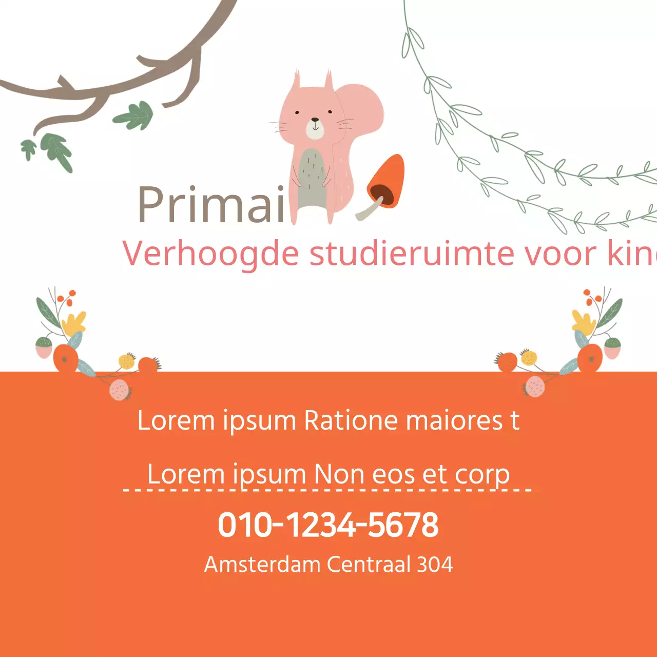 Verhoogde studieruimte voor kinderen