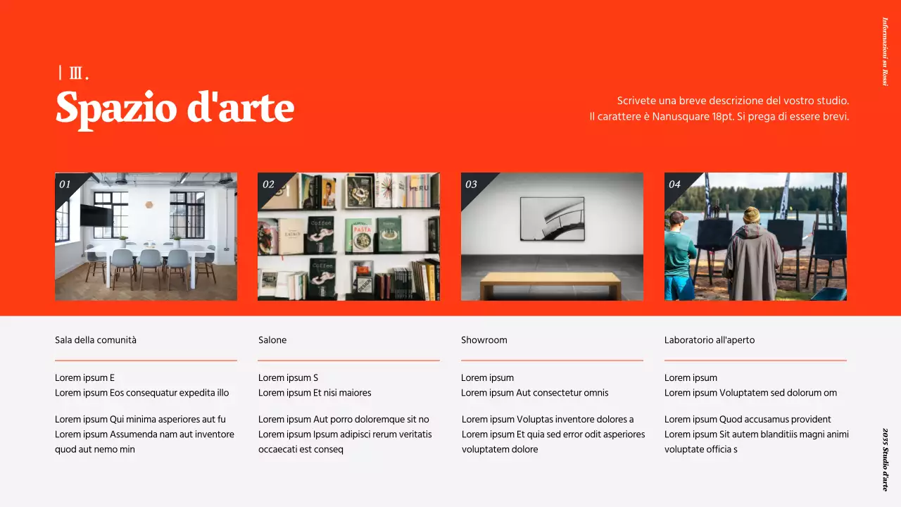 Bando per artisti in residenza presso lo Studio d'arte rosso e nero