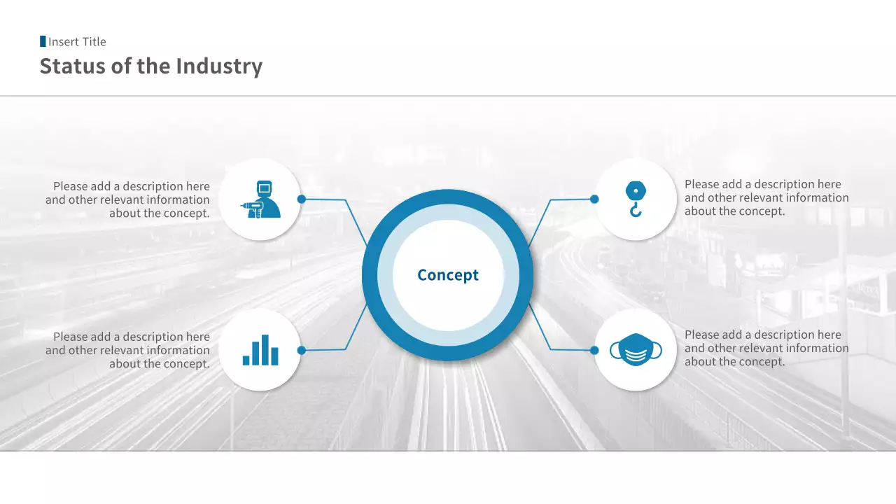 Blue Modern Industry Report Presentation