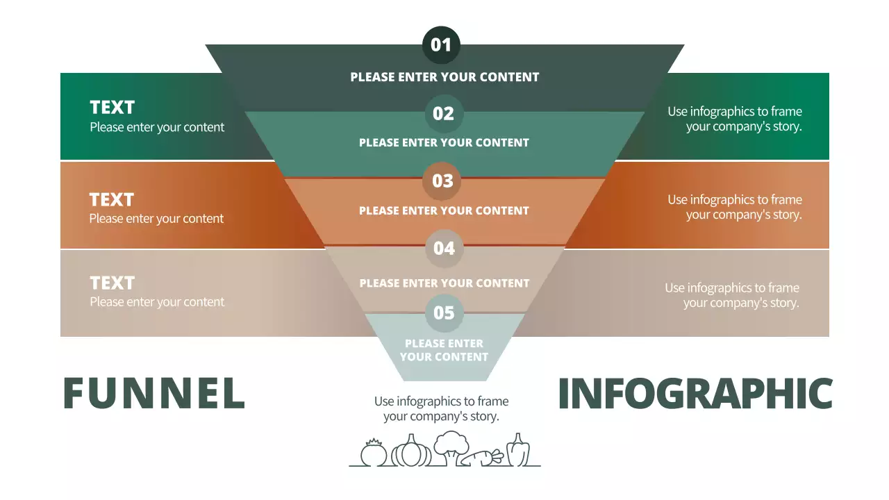 Infografis Rencana Bisnis Modern Hijau