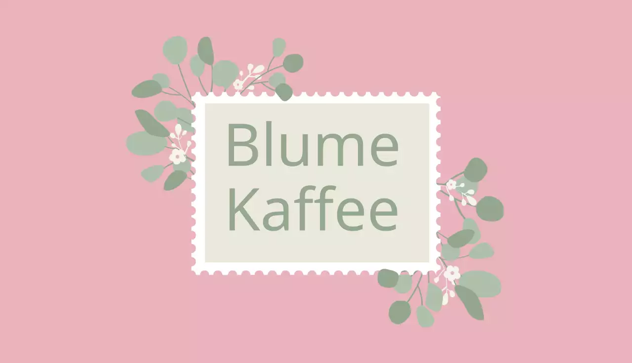 Blumen-Kaffee