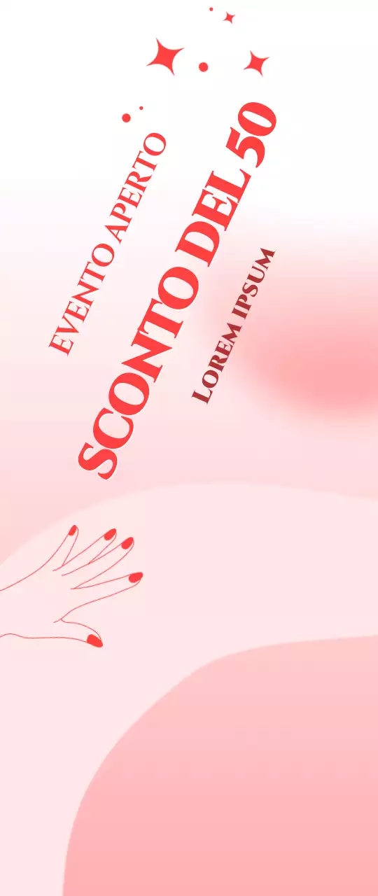 Promuovete il vostro salone per unghie con un simpatico sfondo rosa