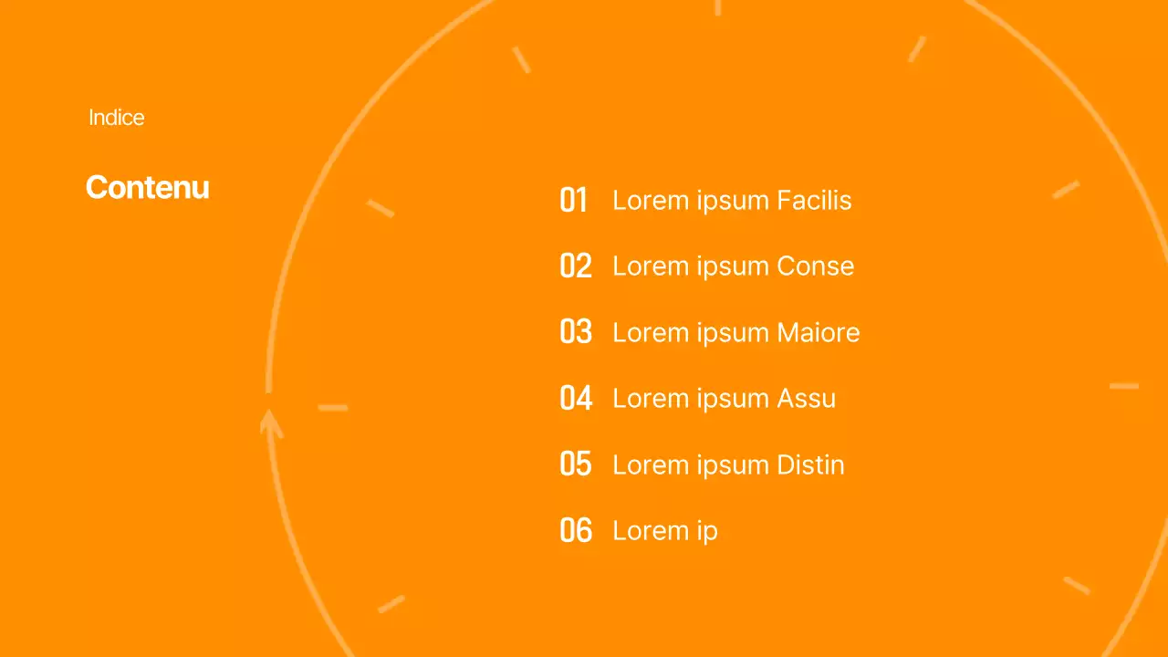 Thème de l'atelier sur la gestion du temps en orange