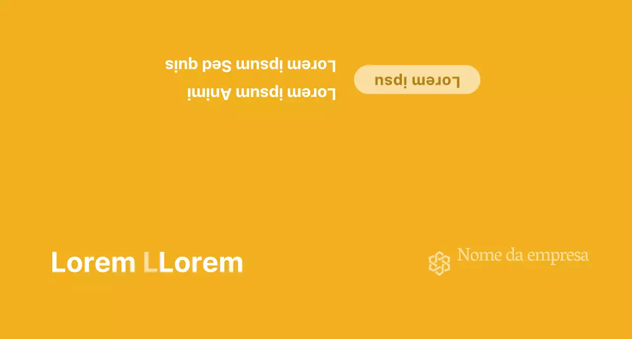 Uma simples promoção de seguro nacional com texto amarelo