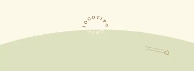 Lettera rotonda giallo-verde