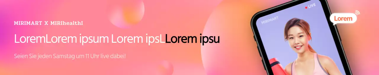 Online-Live-Konzept Live-Shopping in rotem Farbverlauf