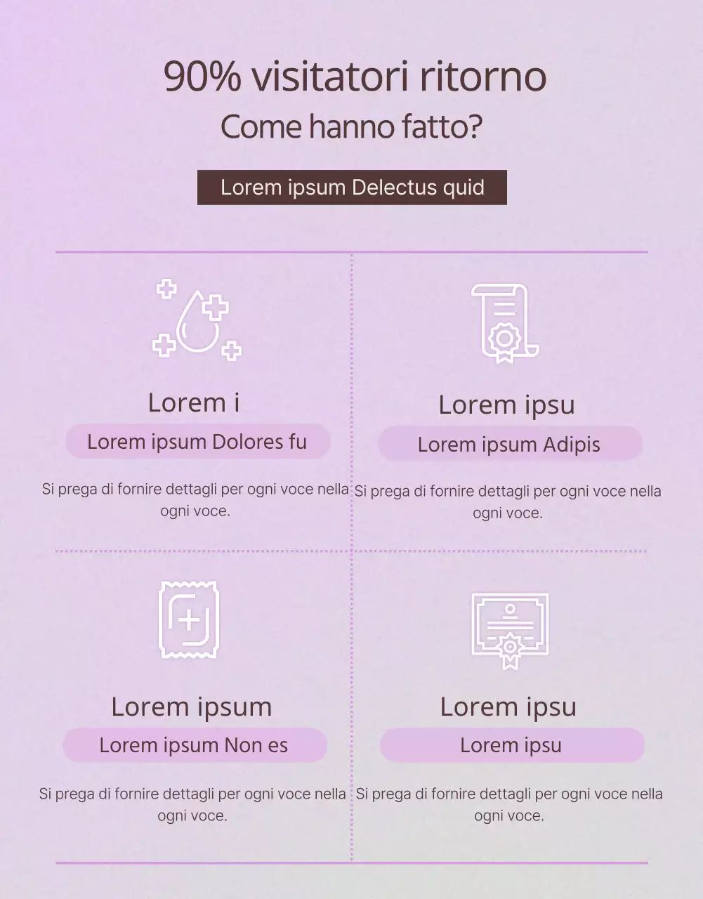 Guida alle extension di ciglia semplici color malva e marrone