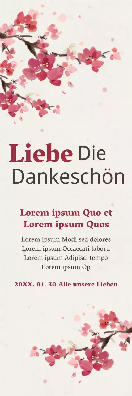 Ich liebe dich, danke