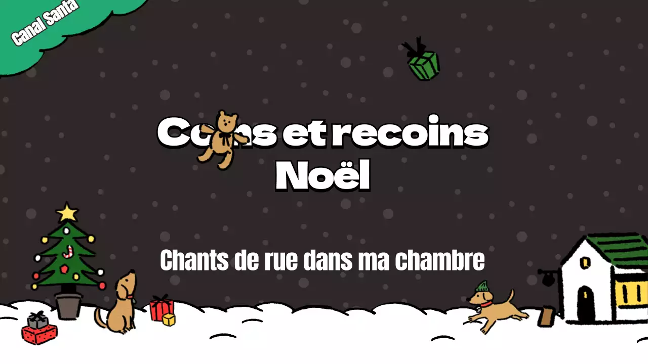 Postes de musique de chants de Noël noirs et verts