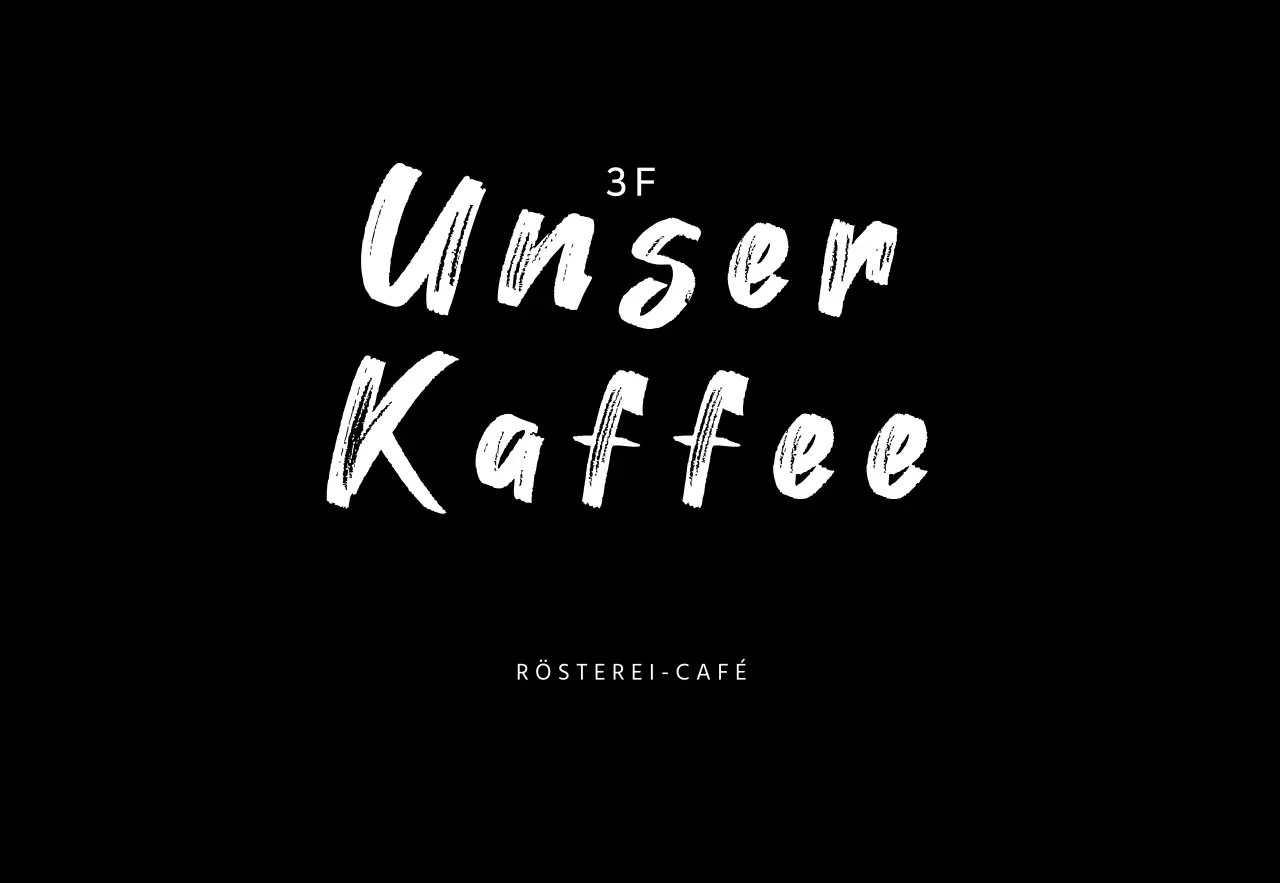 Schwarzes einfaches Cafe-Logo-Schild für Cafe