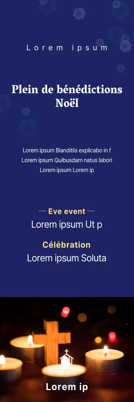 Un service de Noël béni