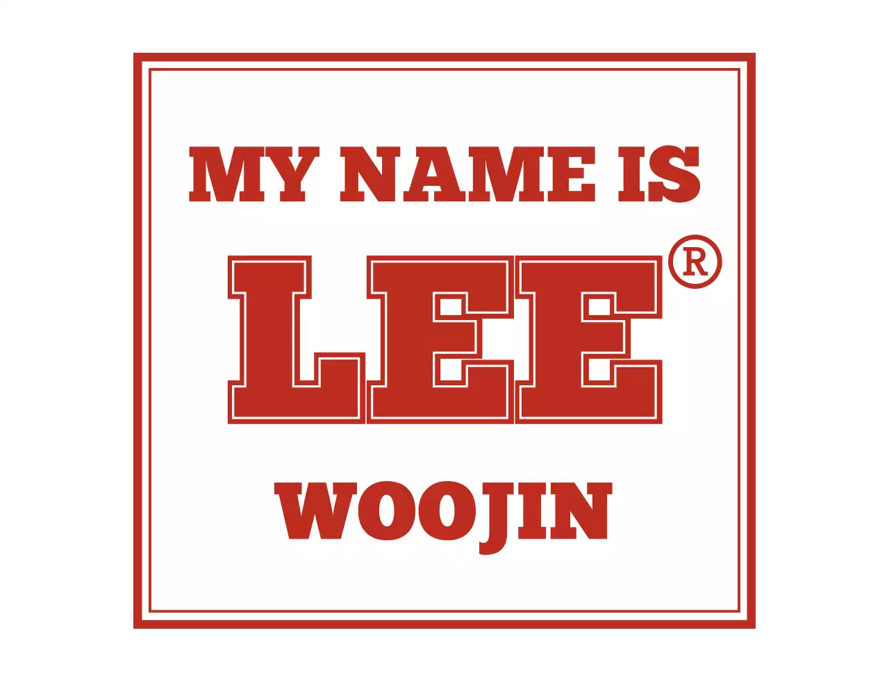 Simple and hip concept group t-shirt in red and white