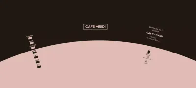 Schwarz Rosa Neat Symbols Cafe