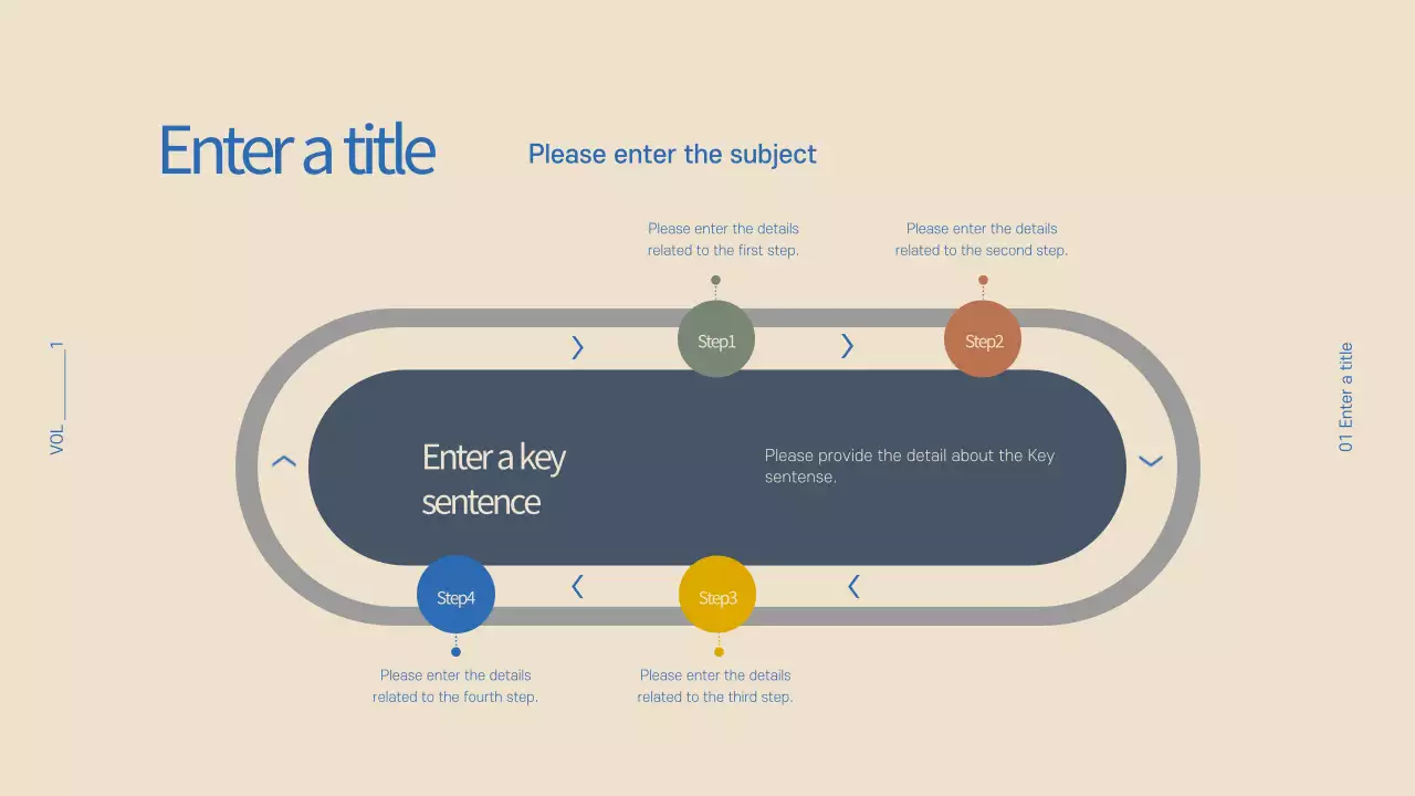 Designing a roadmap chart with a casual concept