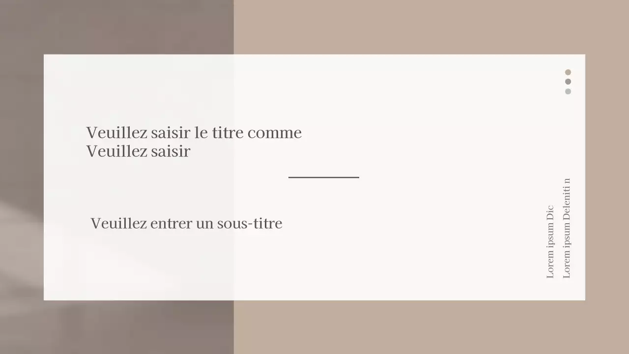 Présentation du café latte